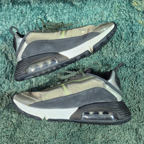 Nike Air Max 2090 Se Grey Black Volt 3m Reflective 90 Sneakers 8 - Picture 9 of 15